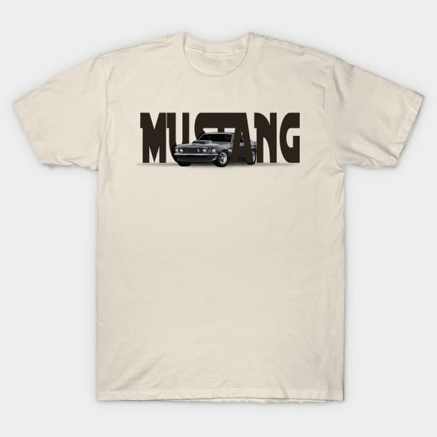 Ford Mustang 1969 T-Shirt by brendobar